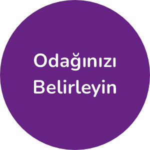 odağınızı belirleyin
